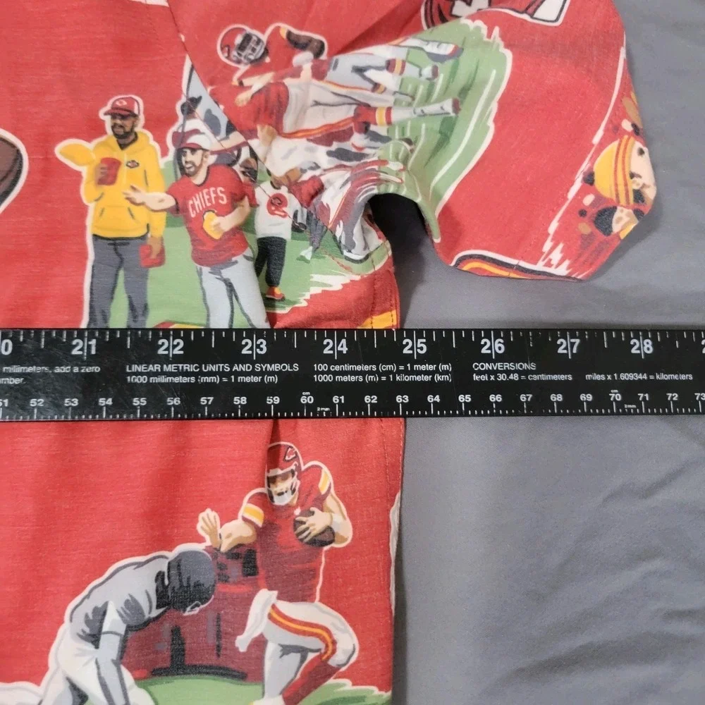Kansas City Chiefs Reyn Spooner Shirt Mens XL Hawaiian Aloha Football SS NWT